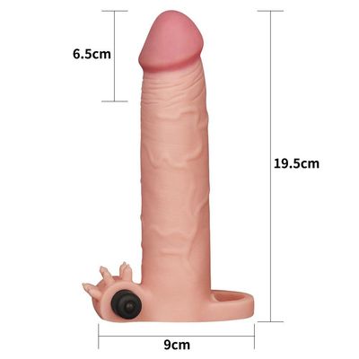 +50% Pleasure X Tender Vibrating Penis Sleeve