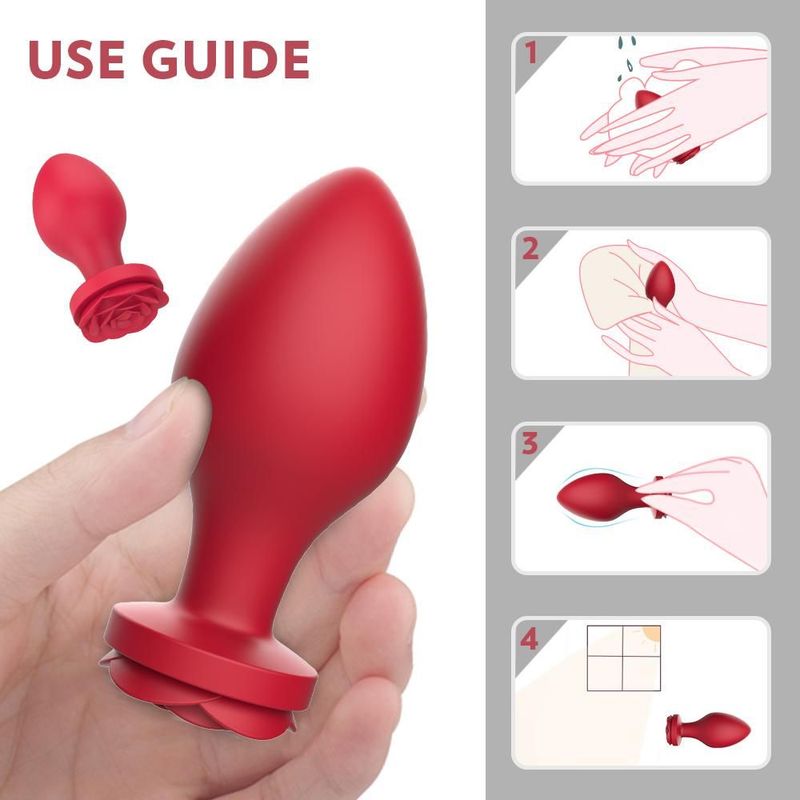 La Rosa Anal Butt Plug Set