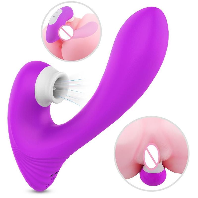 Adult Luxury Oceanus ® Licking and suction multifunction vibrator