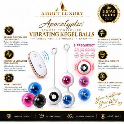 Apocalyptic Remote Controlled Vibrating Kegel Balls