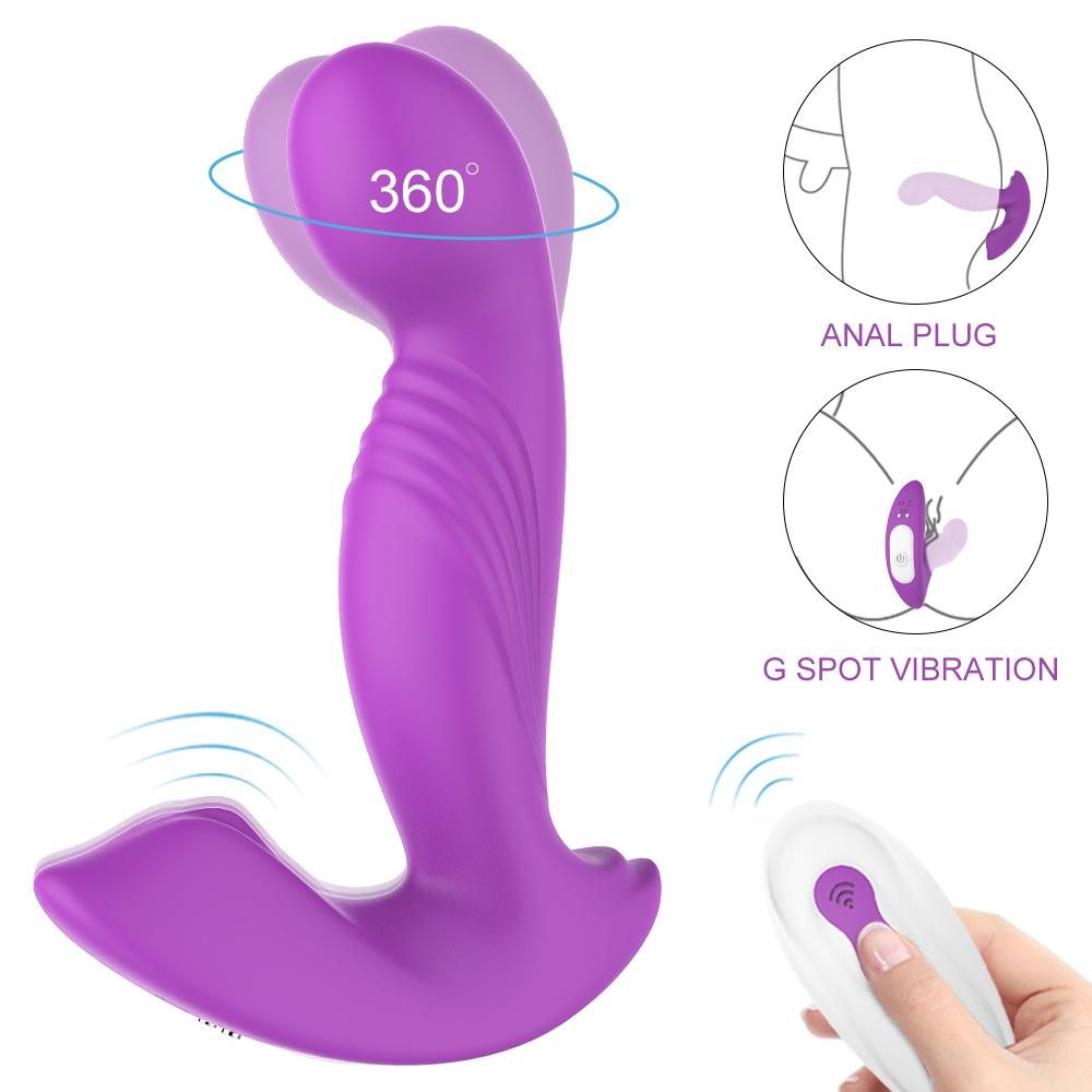 Adult Luxury Stimulations® 360° Purple Couples Vibrator