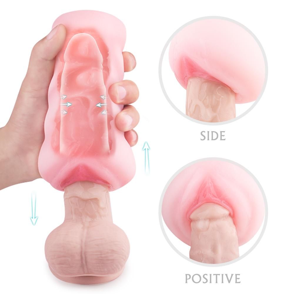 Amy RealFeel™ Premium Silicone Male Masturbator – Realistic Textured Pleasure Sleeve