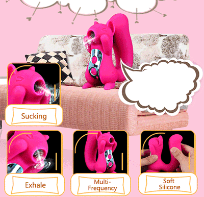 Screaming Big O Vibes® Adult Luxury Sucking Vibrator – Pink Edition