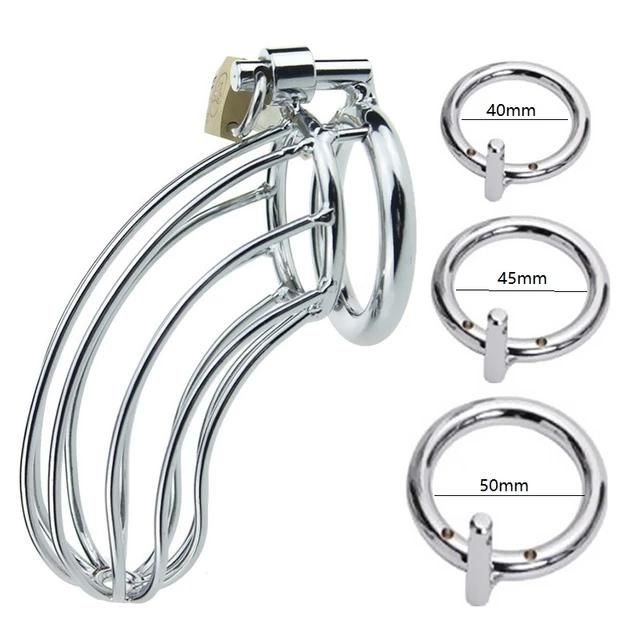 Stainless Steel Cock Cage Chasity