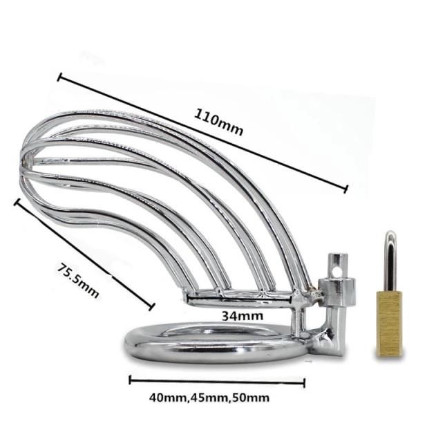 Stainless Steel Cock Cage Chasity