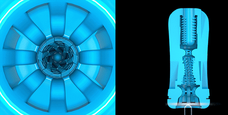 GALAKU Touch In Vibrating Sucking 360°Mastrubator