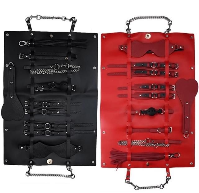 Premium Leather Bondage Set - Adult Luxury