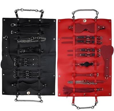 Premium Leather Bondage Set - Adult Luxury