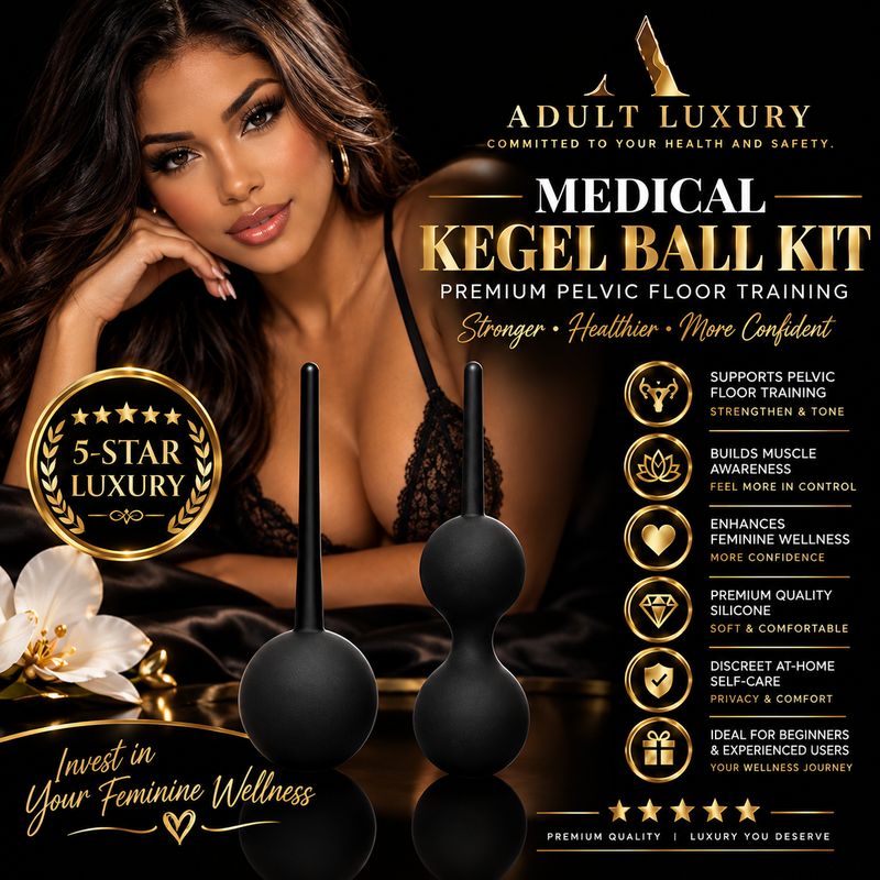 Adult Luxury Premium Medical Kegel Ball Kit