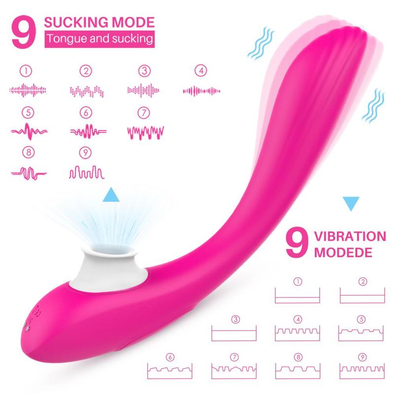 Instinct® Tongue Bendable Sucking Vibrator