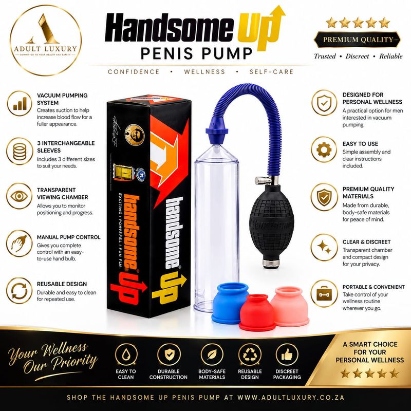 Handsome Up Penis Pump – Male Enhancement & Erection Support