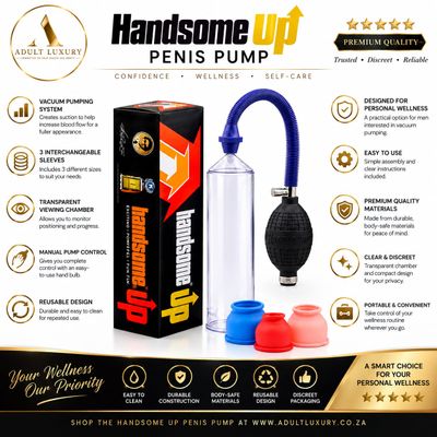 Handsome Up Penis Pump – Male Enhancement & Erection Support