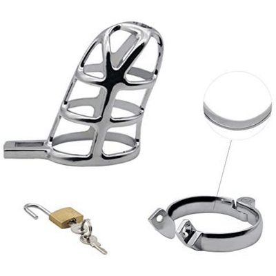 Gladiator | Stainless Steel | Chasity Cock Cage with Lock