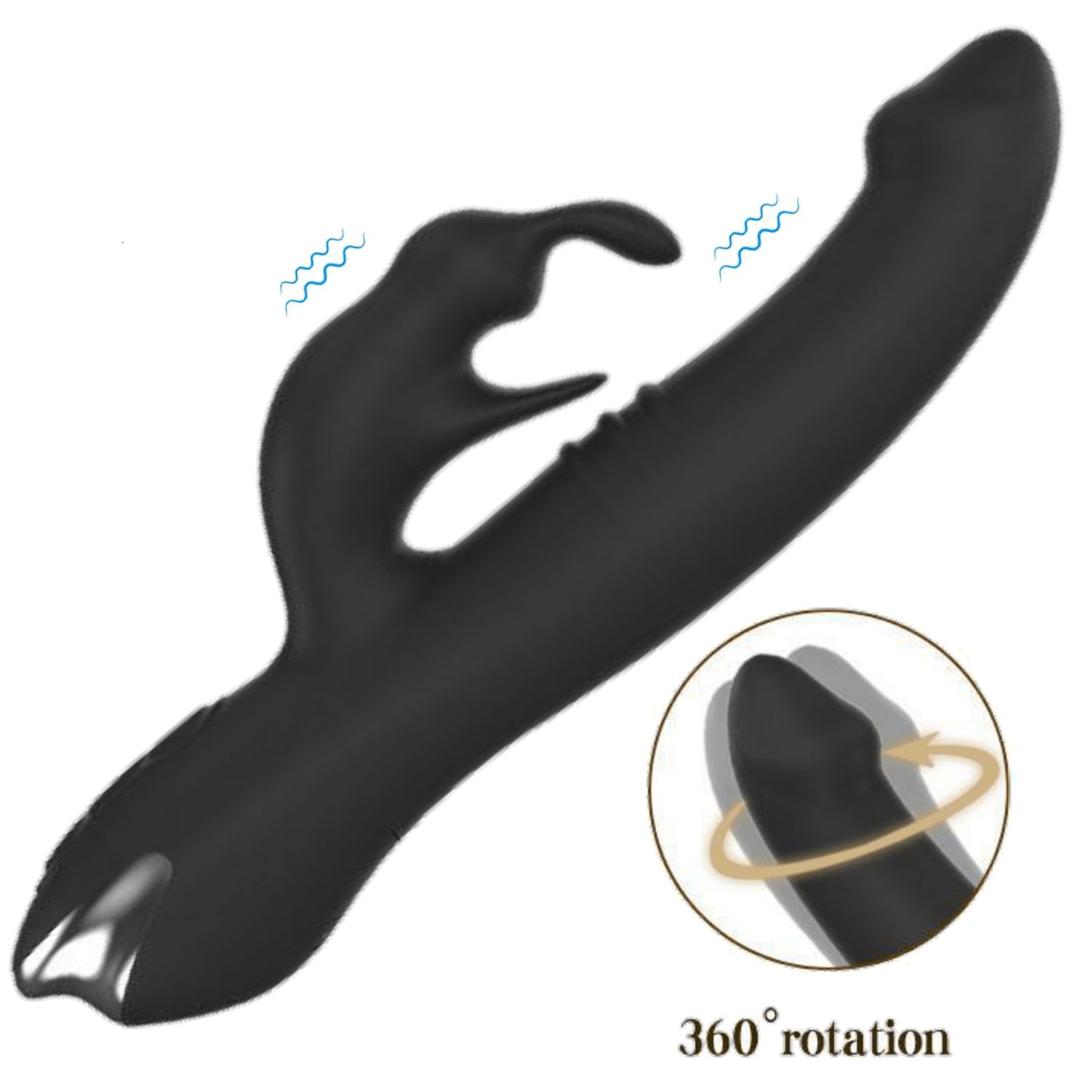 360° Seventh Heaven Rotation Rabbit Vibrator