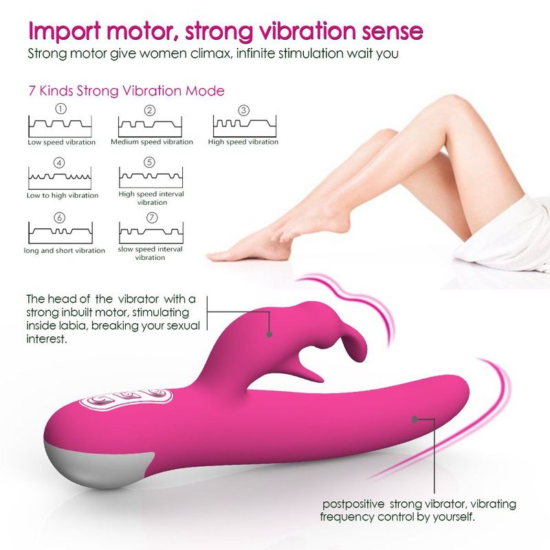 Luxury Rotating 360° Rabbit Vibrator | Adult Luxury®