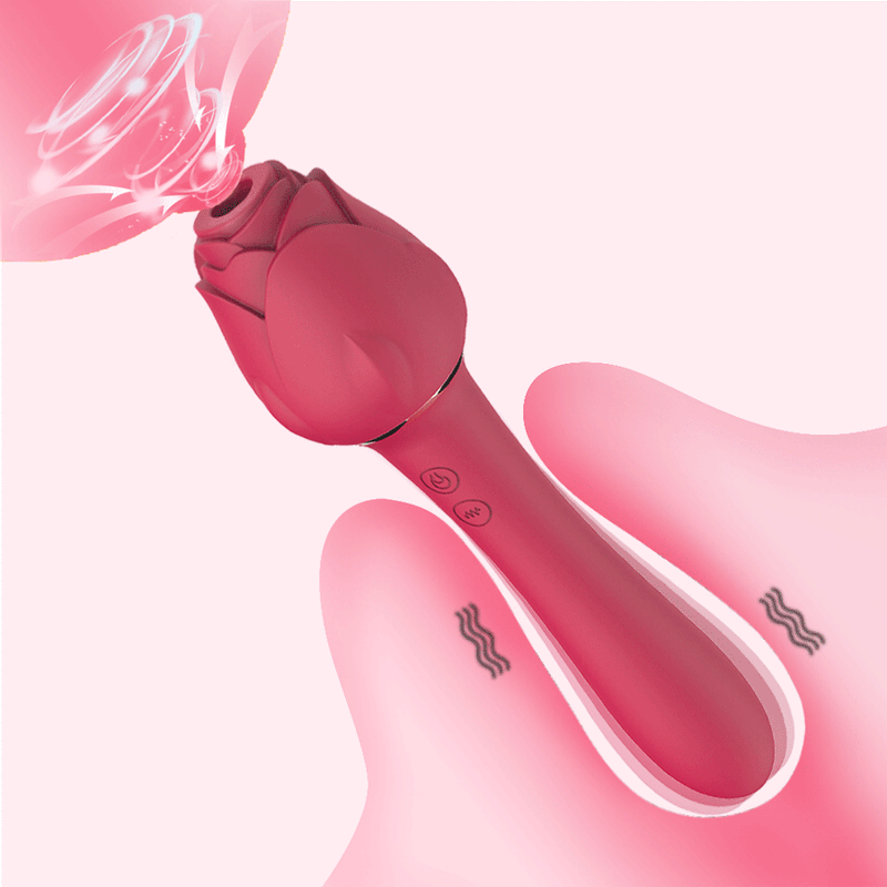 Magic Wand Rose Suction Vibrator