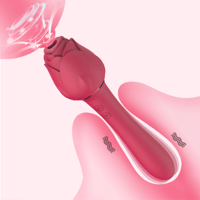 Magic Wand Rose Suction Vibrator
