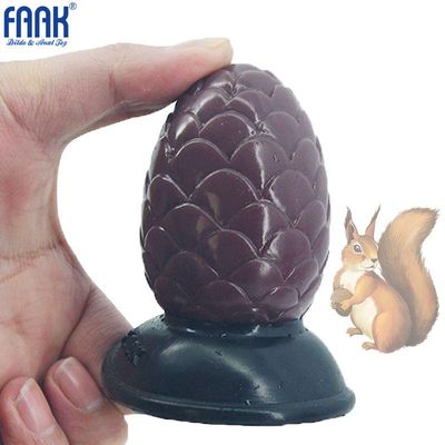 FAAK EGG ANAL BROWN BUTT PLUG