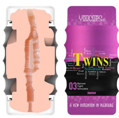Youcups Twins Double Sided Air Release Masturbator