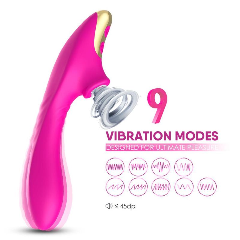 My Secret ™ Pleasure Air Silent Vibrator - Pink