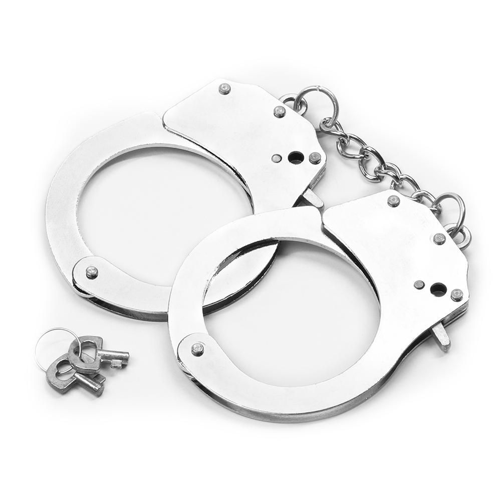 Fetish Pleasure Police Metal Bondage Handcuffs Fetish Pleasure Police Metal Bondage Handcuffs