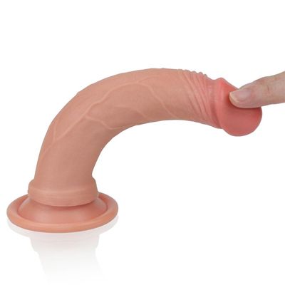 Adult Luxury 7'' Dual layered Platinum Silicone Dildo