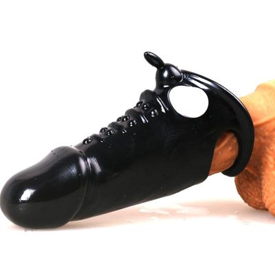One Size Fits All Black Penis Enlargement Sleeve