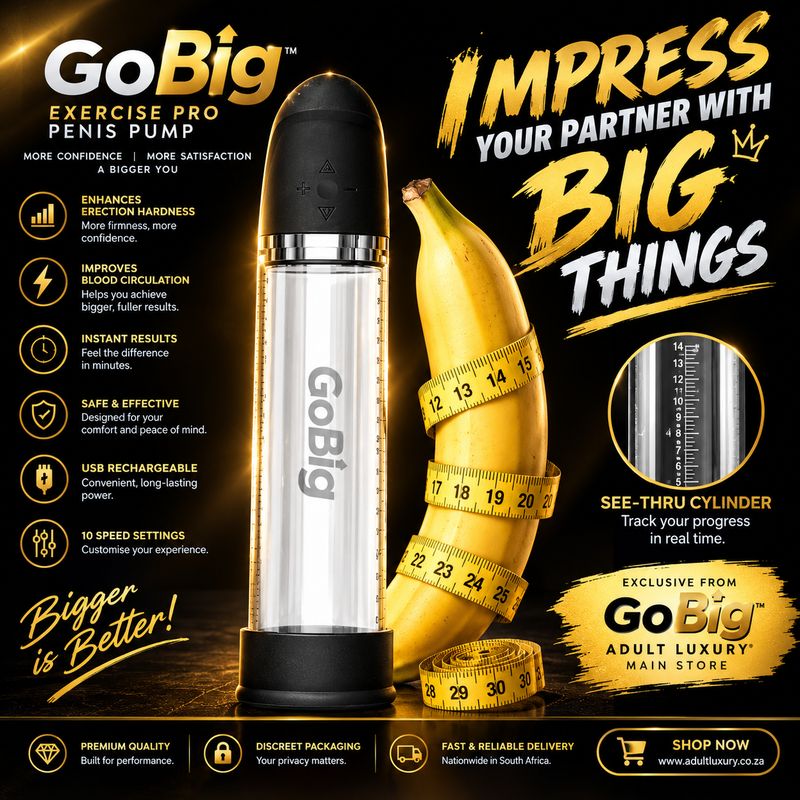 GoBig Exercise Pro Penis Pump – Automatic Male Enhancement & Erection Support