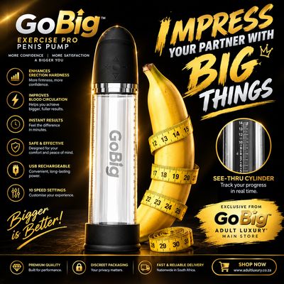 GoBig Exercise Pro Penis Pump – Automatic Male Enhancement & Erection Support