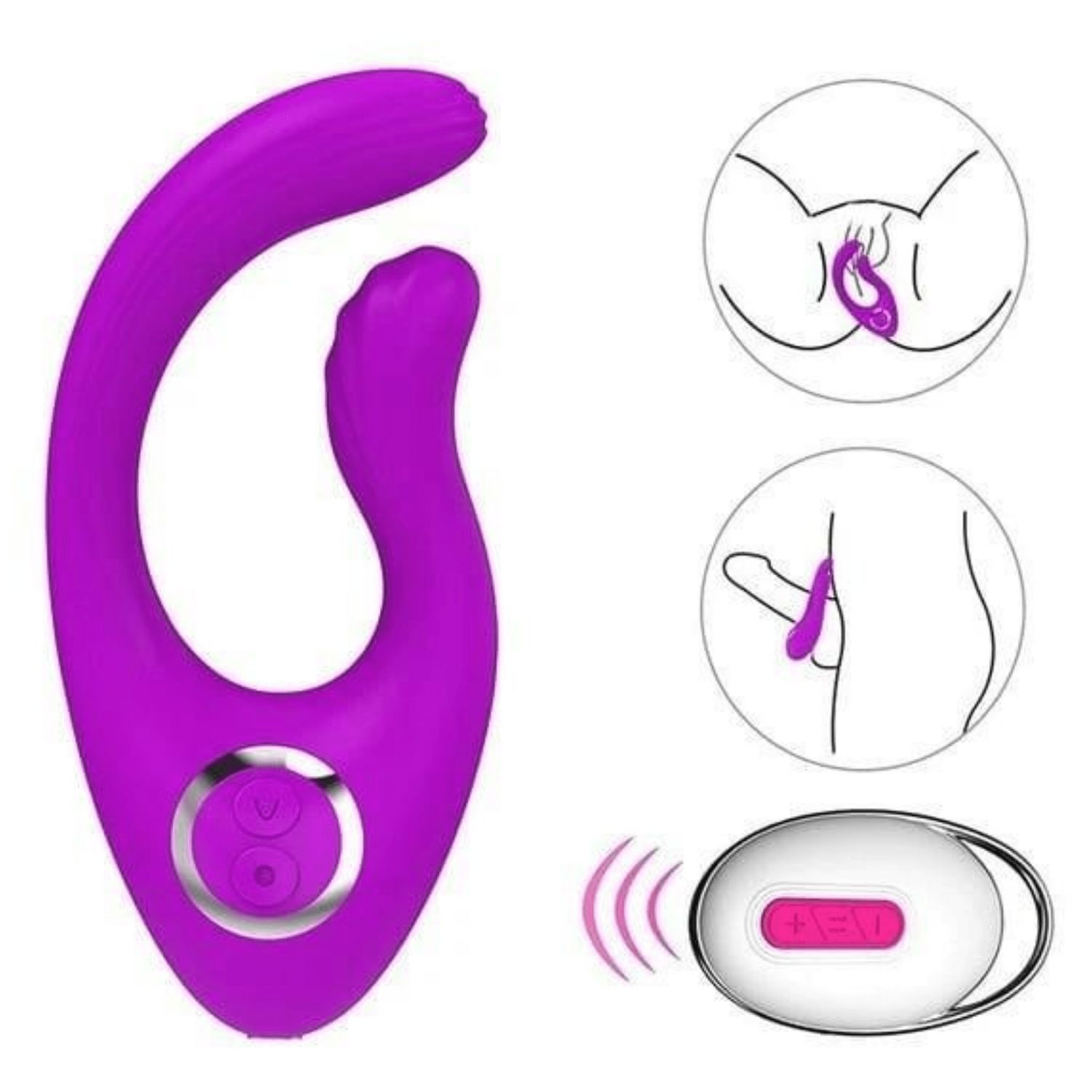 My Secret Weapon Couples Vibrator - Purple My Secret Weapon Couples Vibrator - Purple