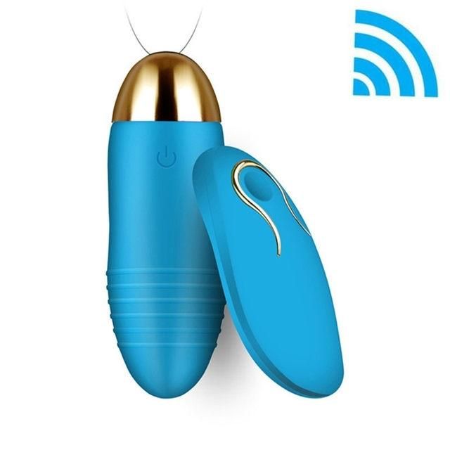 Anastasia Couples Remote Vibrator - Blue
