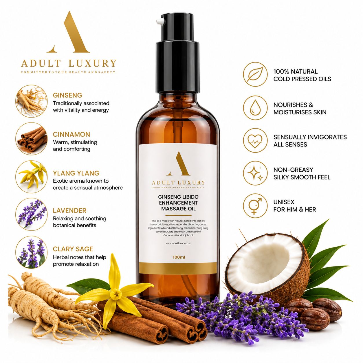 Ginseng Libido Enhancement Massage Oil