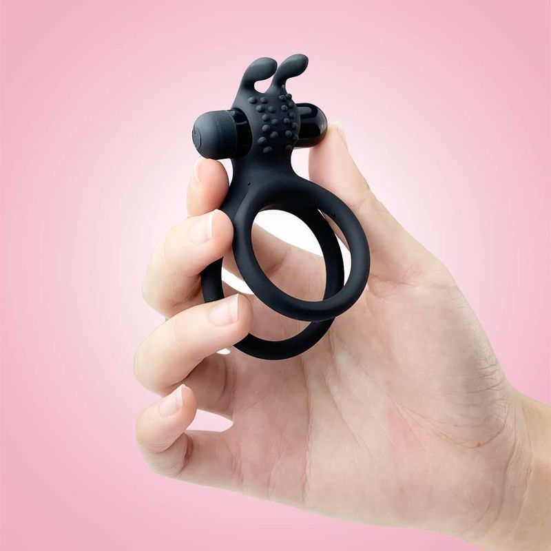 Pleasure Rabbit Double Cock Ring
