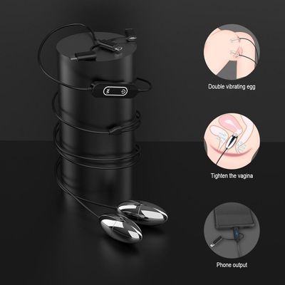 Seductive Double Vibrating Steel Lover Eggs - Remote Vibrator