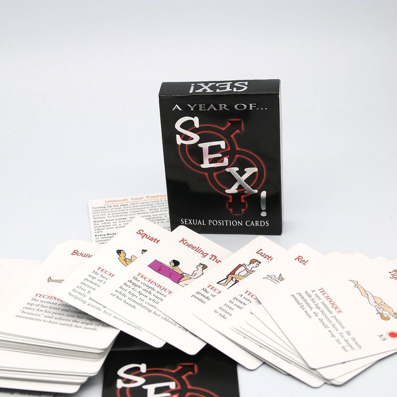 A Year Of Adult Sex Positions Card Game