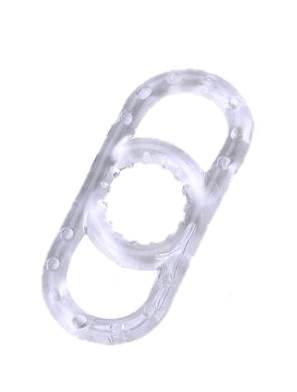 Invisible Tripple Cock and Ball Ring