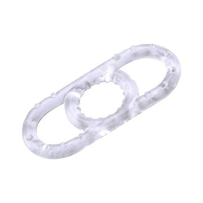 Invisible Tripple Cock and Ball Ring