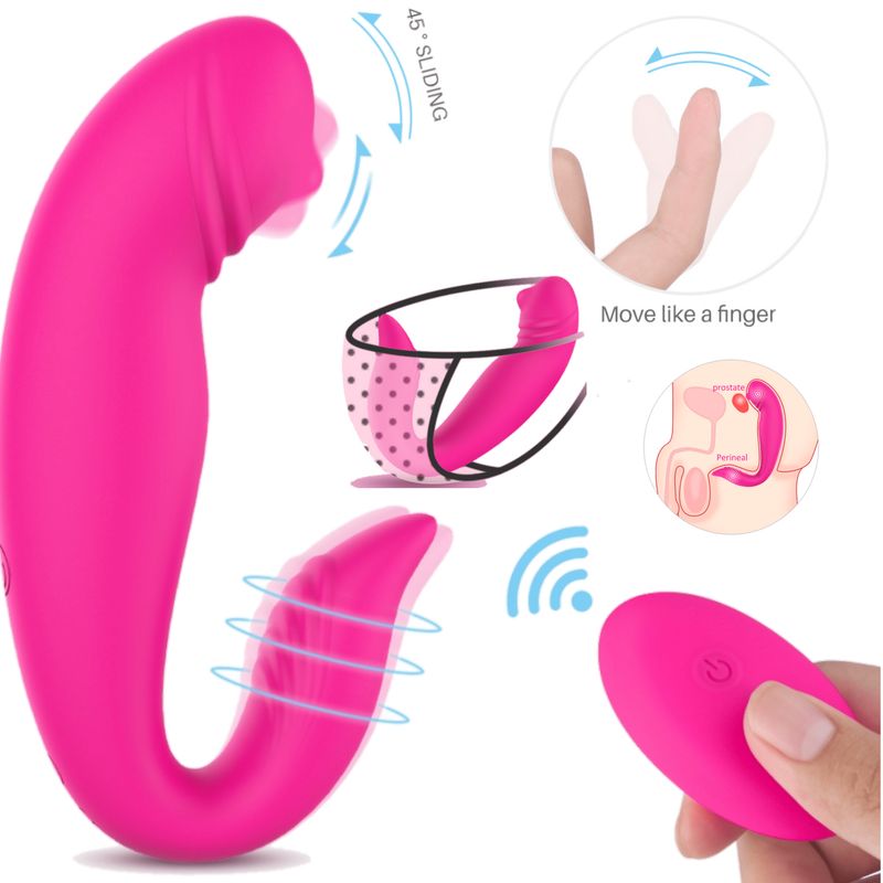 Symphony Unisex Couples Vibrator – Bright Pink