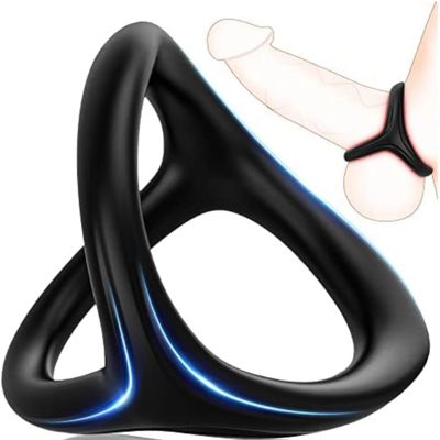 Adult Luxury Stay Hard Premium Tripple Ball Cock Ring