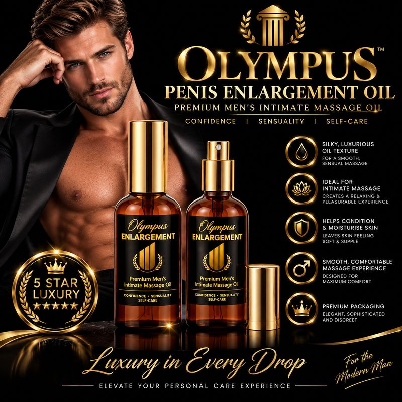 Olympus Penis Enlargement Oil – Natural Male Enhancement Massage Oil