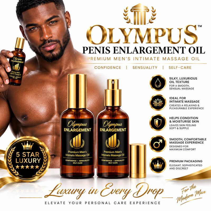 Olympus Penis Enlargement Oil – Natural Male Enhancement Massage Oil