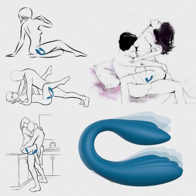 Swan Couple Vibrator & Remote Control