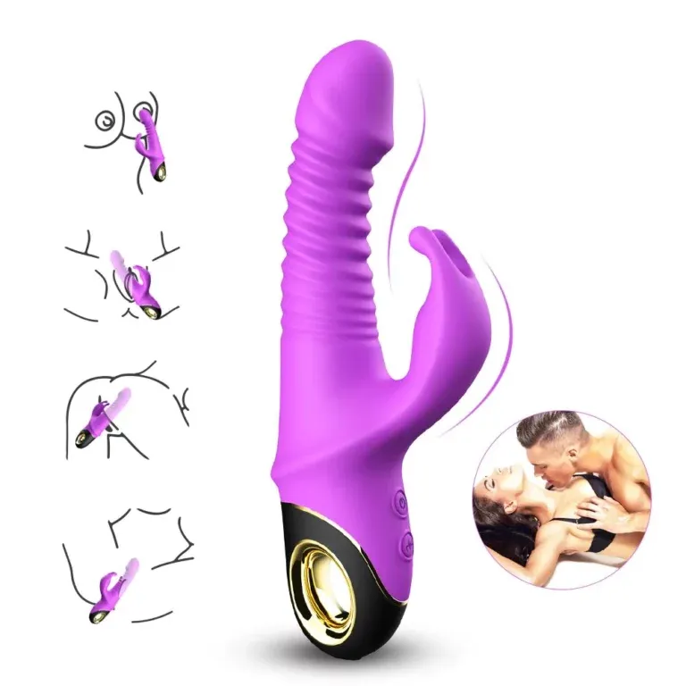 Adult Luxury Magic Rabbit ® Vibrator - Purple