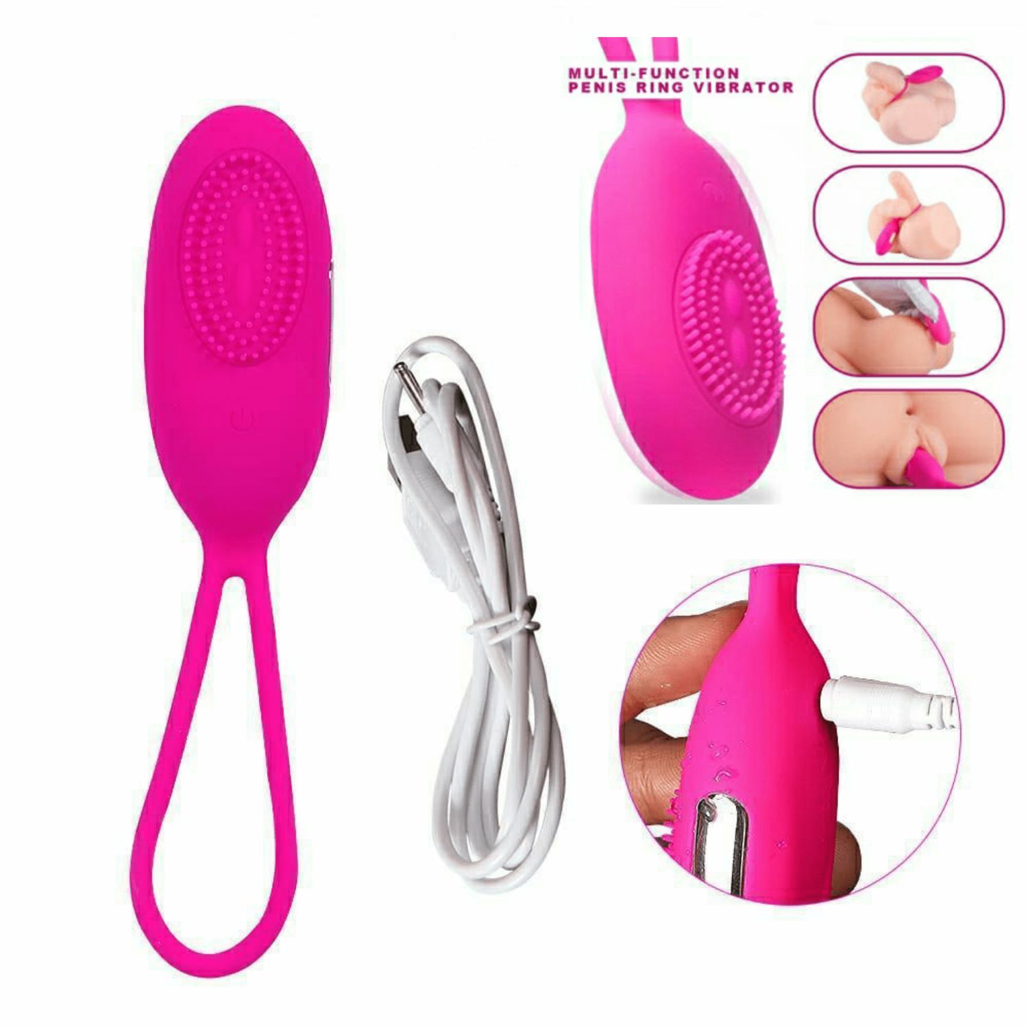 Fearless Love Vibrator Multifunctional Cock Ring Couples Sex Toy