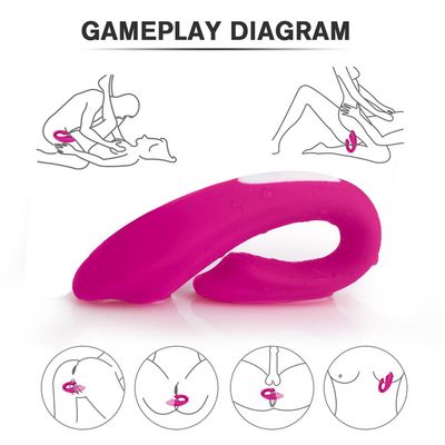 WeJoy® Couples Vibrator – Pink | Premium Rechargeable Couples Sex Toy