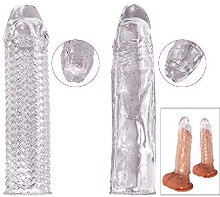 Mega Mighty Penis Extender Sleeve + 70% (Textured)