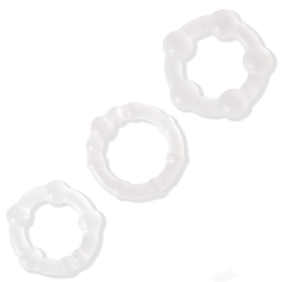 Power Plus Beaded Cock Ring Set Power Plus Beaded Cock Ring Set
