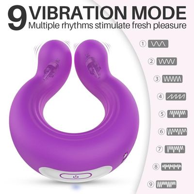 Magnetica Unisex Couples Cock Ring Remote Vibrator