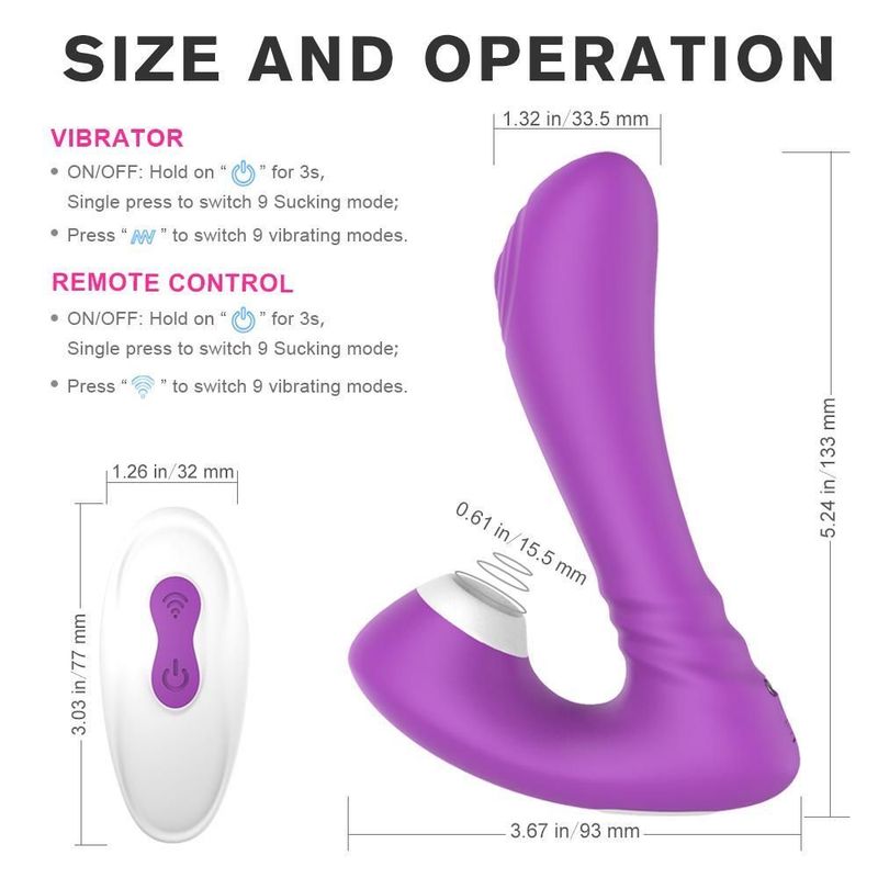Nemesis™ Sucking and Pulsating Vibrator