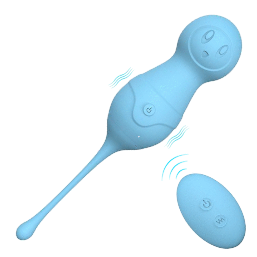 Exclamation Couples Vibrator - Blue